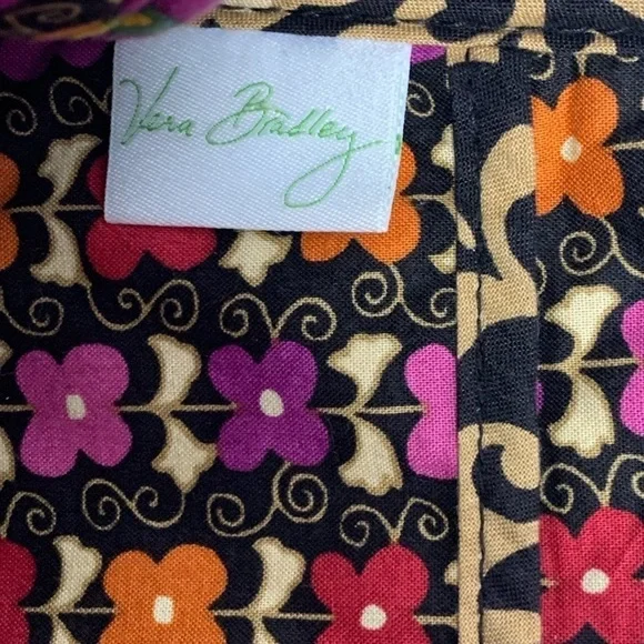 Vera Bradley | Suzani Lined Double Handle Tote Market Shoulder Bag Purse - Picture 11 of 12